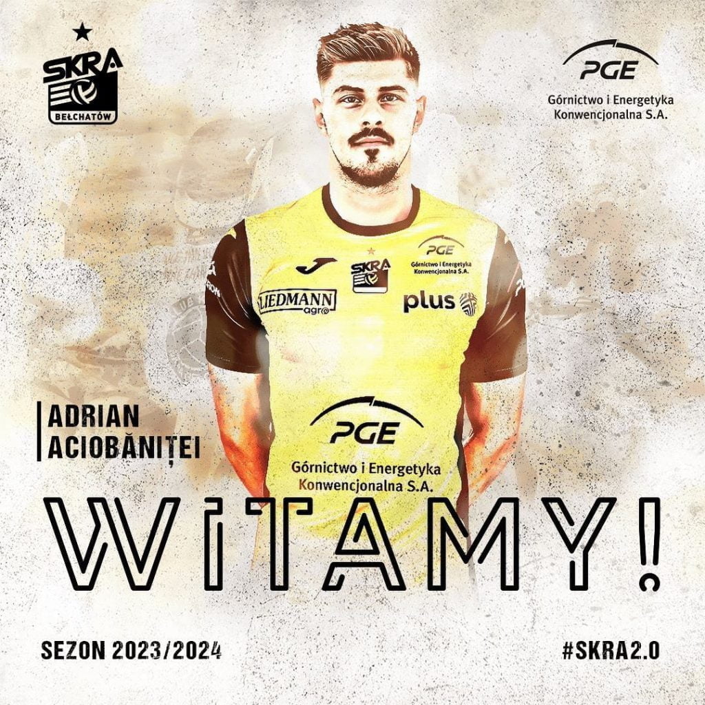 TRANSFER (M) / Adrian Aciobăniței a semnat cu SKRA Belchatow 1 - FRVolei Insta Aciobanitei 1024x1024 1 - FRVolei