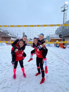 Ioana Hododi, Ioana Miu, Larisa Dua Shahzada și Alexia Brădățan medalie de argint la Erzurum. Snow Volley