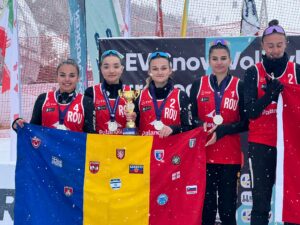Ioana Hododi, Ioana Miu, Larisa Dua Shahzada și Alexia Brădățan medalie de argint la Erzurum. Snow Volley