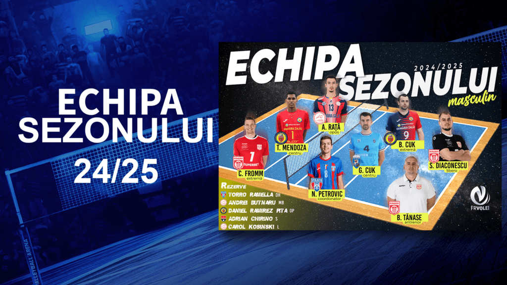 Echipa de volei masculin a sezonului 2024 - 2025