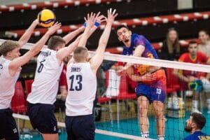Alex Rata in atac contra Finlandei - FRVolei