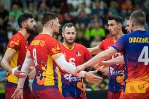 Jucatorii nationalei dupa un punct castigat - FRVolei