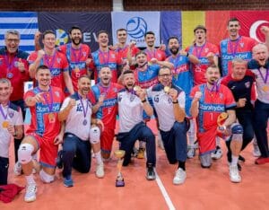 Steaua a cucerit Cupa Balcanică și s-a calificat în Cupa Challenge! România are 6 echipe în cupele europene la masculin 1 - FRVolei Steaua a cucerit Cupa Balcanica