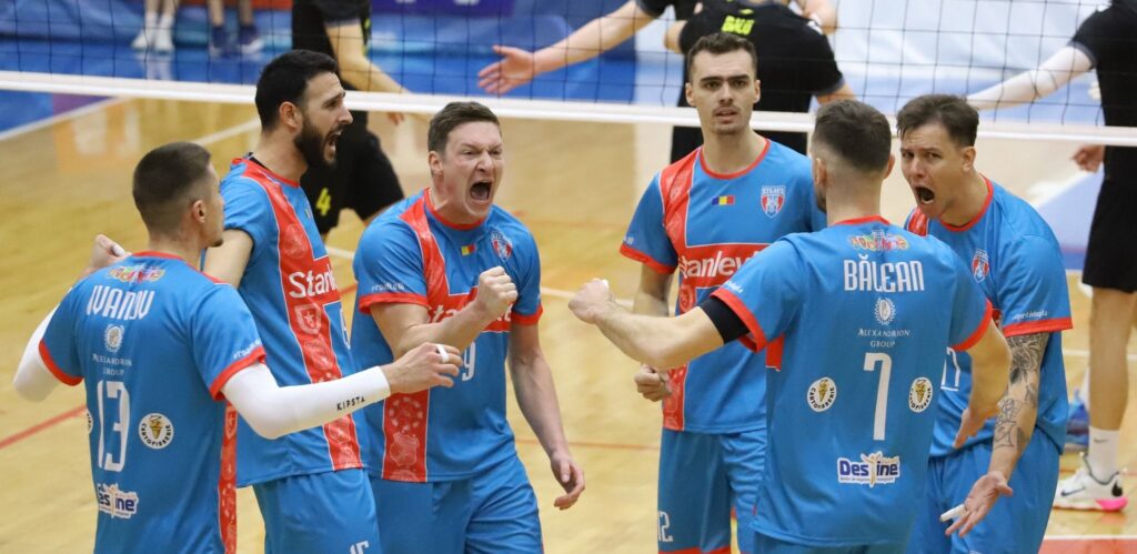 Steaua s-a impus în prima etapă în fața Științei - FOTO Steaua Volei