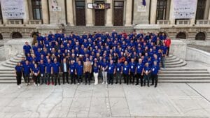 Președintele Comisiei Europene de Arbitraj, alături de arbitrii și supervizorii români la seminarul anual, prin videoconferință 1 - FRVolei super 2 - FRVolei