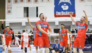 Steaua e singura formație neînvinsă în Divizia A1 la volei masculin