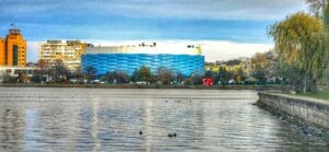 Voleiul revine în prim-plan la Tulcea: discuții avansate pentru competiții naționale și internaționale în noua Sală Polivalentă 1 - FRVolei Volei la Arena Tulcea - vedere exterioara