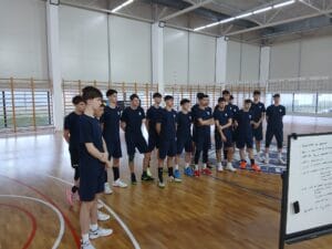 NAtionala masculin U18 pregatire europene la Valcea