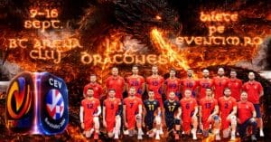 Europa FM susține CEV EuroVolley Men 2026 și proiectul de branding al Echipei Naționale 1 - FRVolei Lux Dracones - Eurovolley 2026 Cluj