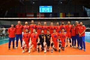 Nationala masculină a României la utlimul turneu din Liga Europeană