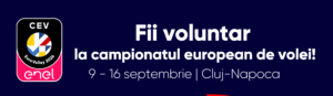 Program voluntariat Eurovolley 2026 Cluj
