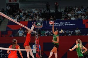 Naționala României joacă azi, contra Belgiei, al treilea meci de la EuroVolley2026 2 - FRVolei Eurovolley 2026 Baku - 4.100 de fani au fost în tribune