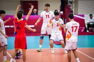Naționala U17 a terminat pe locul 7 Campionatul Mondial din Doha 2 - FRVolei Bucuria românilor după o fază câștigată