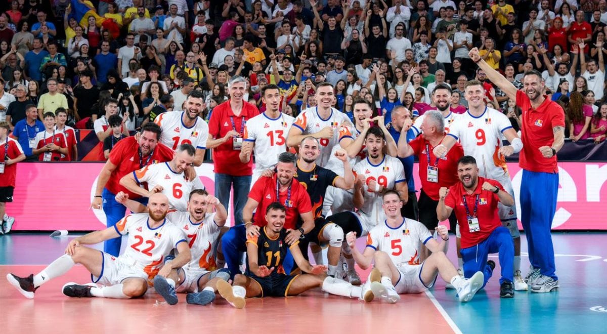 Federatia Romana de Volei 15 - FRVolei Naționala României, după victoria exceptională cu Franța