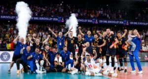 Naționala României și bucuria calificării în optimile de finală ele EuroVolley