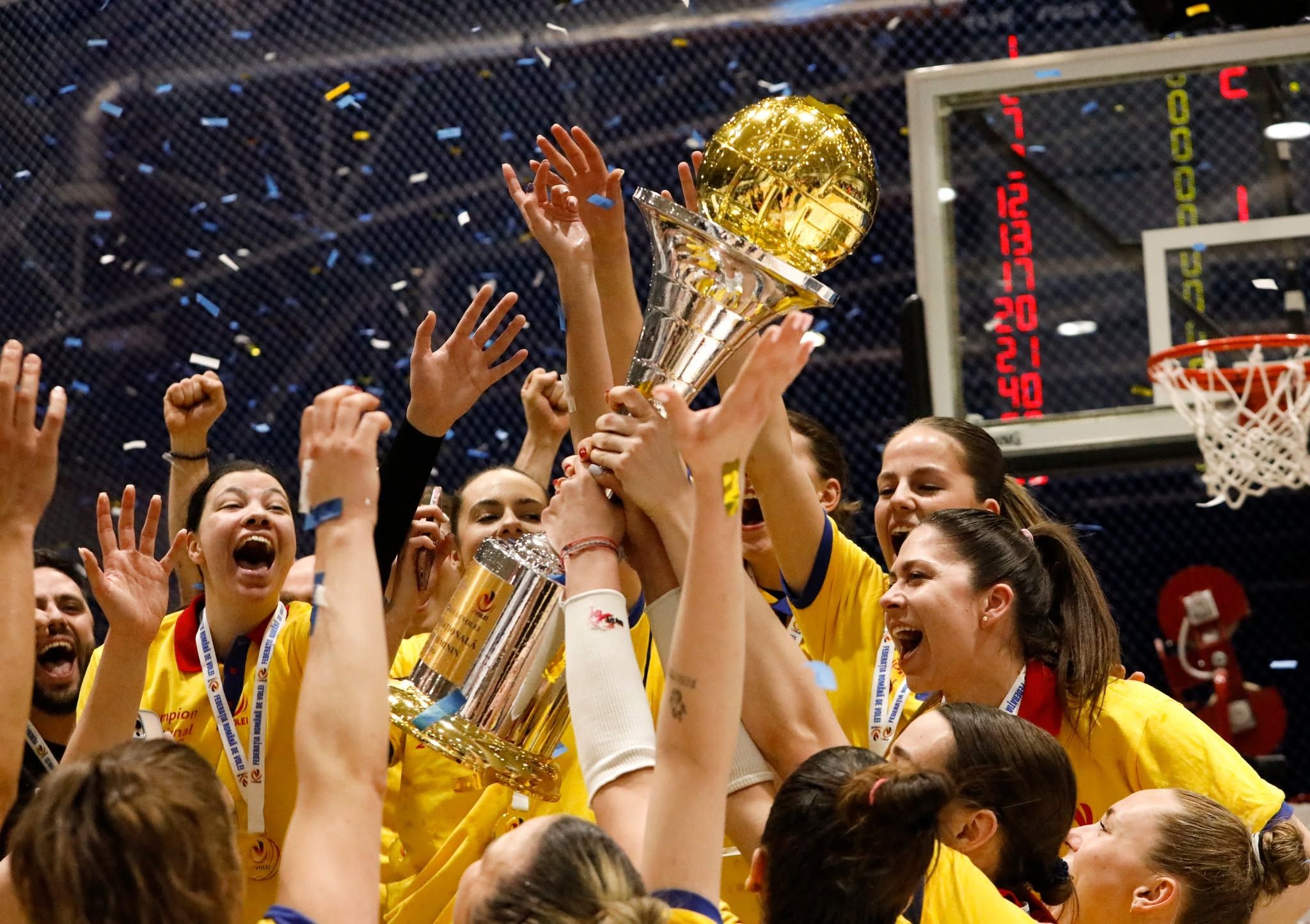 Federatia Romana de Volei 1 - FRVolei CSO Voluntari este campioana en-titre